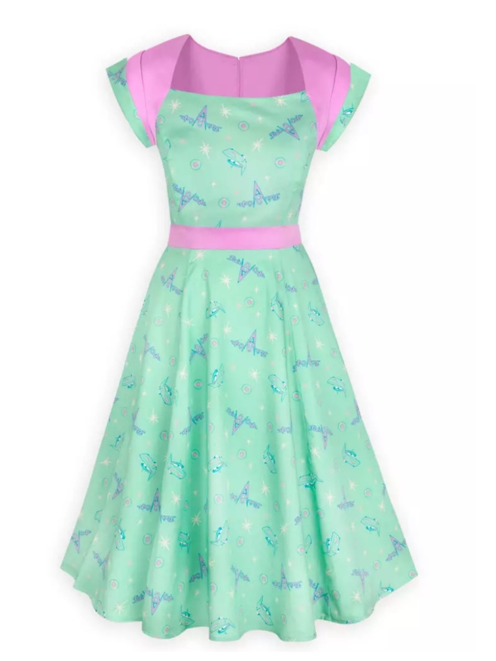 1X Disney Dress Shoppe Flo’s V8 Cafe Retro Vintage Style Dress (fits 2X 3X) Cars